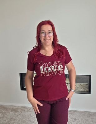 Shirt Dana - Good Vibes opdruk