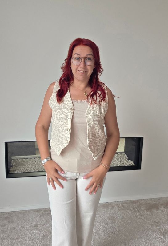 Gilet Inez- stijlvol in kant