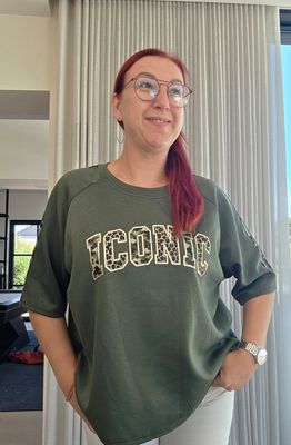 Top Connie - Iconic in army en panter