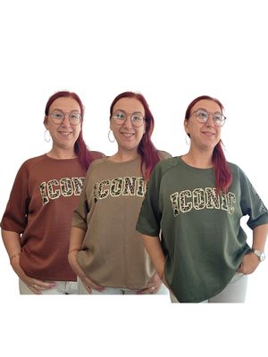 Top Connie - Iconic in army en panter