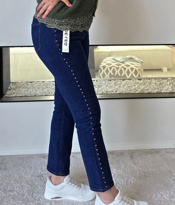 Broek Betsy - BS straight leg met studs