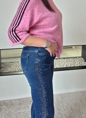 Broek Leanne  - Karostar stretch met strass