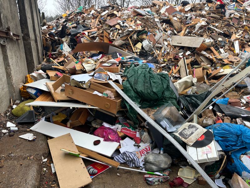 Absetzcontainer für Restmüll/Azv/Entrümpelung