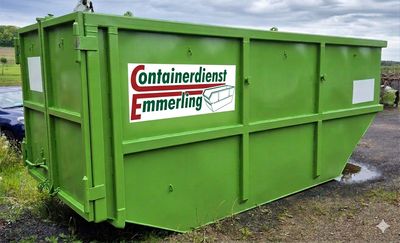 15 cbm Absetzcontainer mit Türen für Gemischte Bau- u. Abbruchabfälle leicht