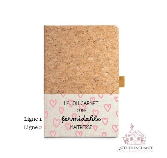 Carnet note A5 personnalisable