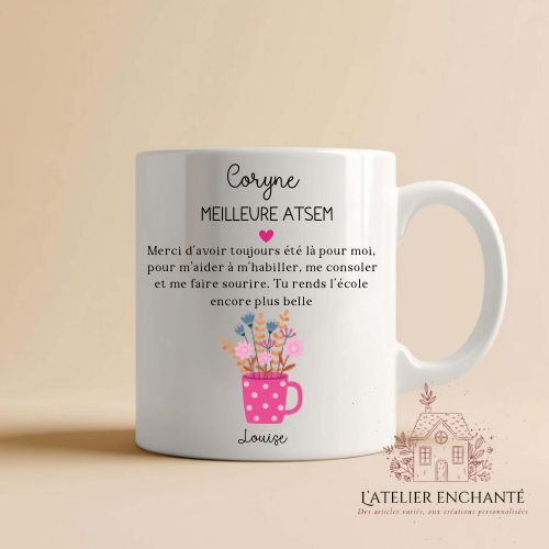 Mug personnalisé ATSEM