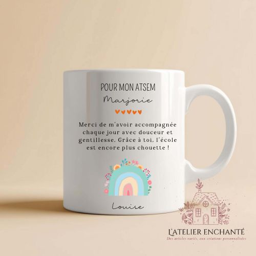 Mug personnalisé ATSEM