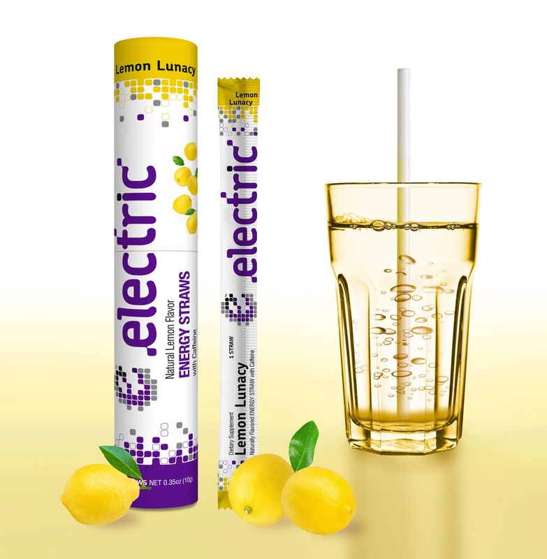 Electric™ Lemon Lunacy Energy Straws | 10-Pack