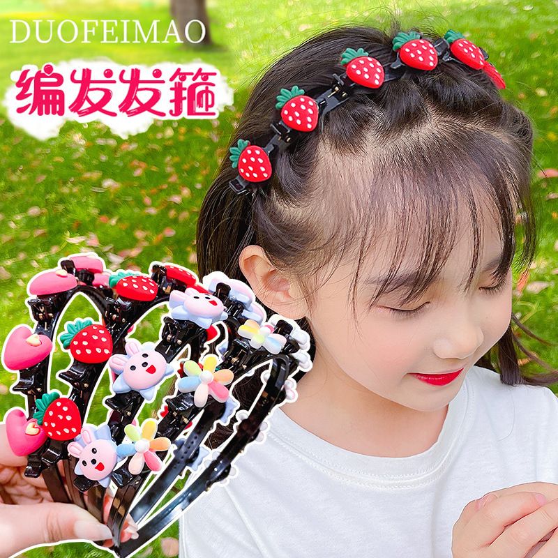 Cartoon Children&#39;s Hair Hoop &amp; Stamp - Cute Baby Hair Accessories for Girls