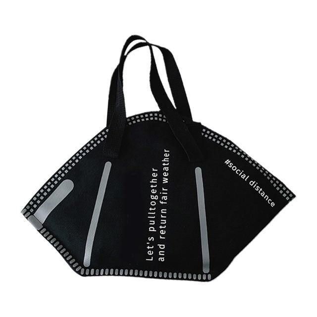 women&amp;#039;s face mask fashion trend shoulder handbag