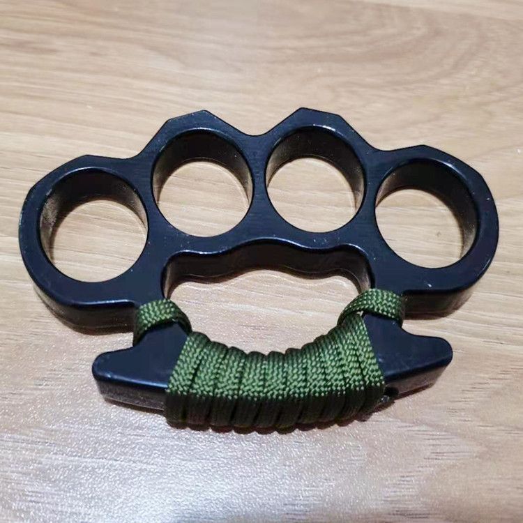 Fiber-reinforced Alloy Fist Weapon Iron Four-finger Defense Handheld Aluminum Alloy Self-defense Equipment Hand Buckle