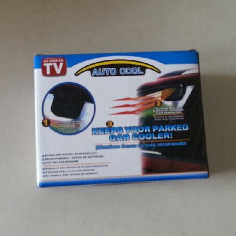 Car Cooling Radiator Auto Cool Solar Car Exhaust Fan