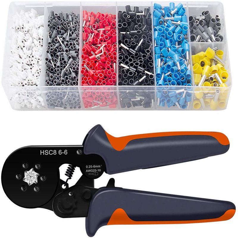 HSC8 6-6 Mini Self-Adjusting Crimping Pliers Hardware Tools Terminal Crimping Tools