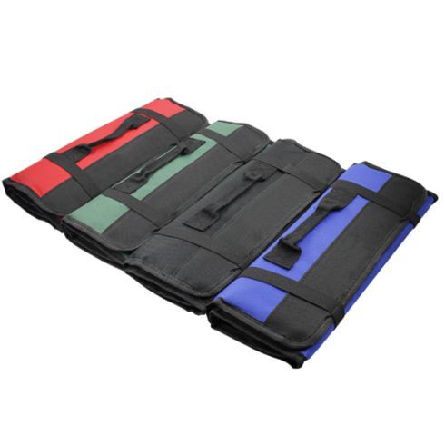 Portable Multifunctional Reel Type Hardware Tool Bag, Color: Red