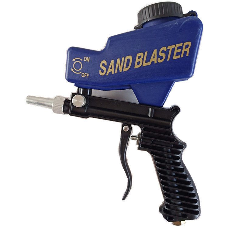 Small Hand-held Pneumatic Sandblasting Gun, Model: Blue