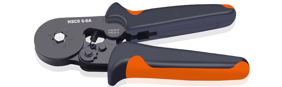 HSC8 6-6 Mini Self-Adjusting Crimping Pliers Hardware Tools Terminal Crimping Tools, Model: Hsc8 6-6