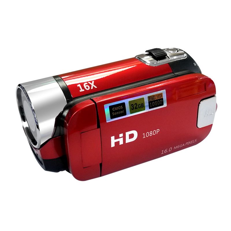 16 Million Pixel D100 HD Digital Video Camera, Body Color: Red american regulations
