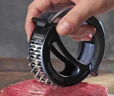 Kitchen Steak Meat Grinder &amp; Manual Meat Tenderizer, Specifications: Black