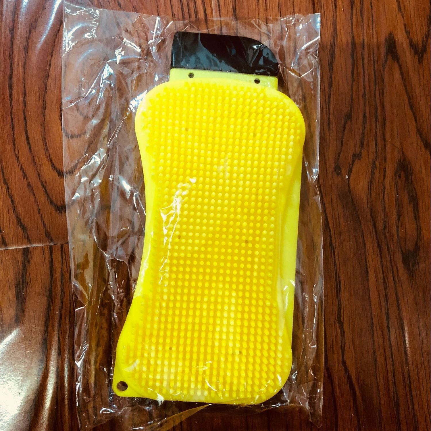 Silicone Sponge 3 In 1 Kitchen Cleaning Brush Silicone Cleaning Brush Multifunctional Kitchen Silicone Dishwashing Brush, Color: Golden