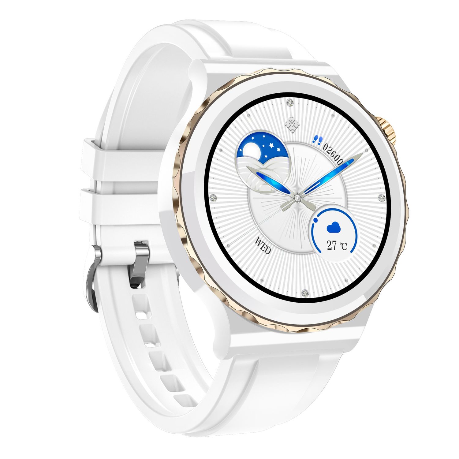 New Womens Smart Watch, Color: Gold glue