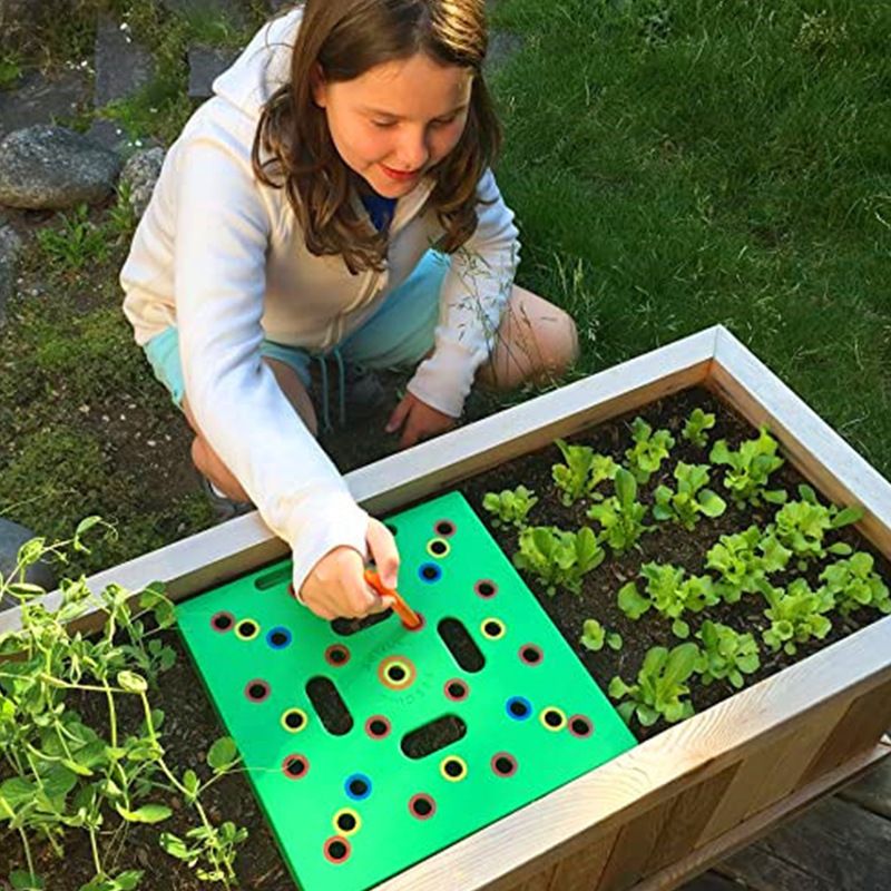 Cross-border Seeding Square Seeding Template Square Gardening Seed Spacer Tool Vegetable Plant Planting Board