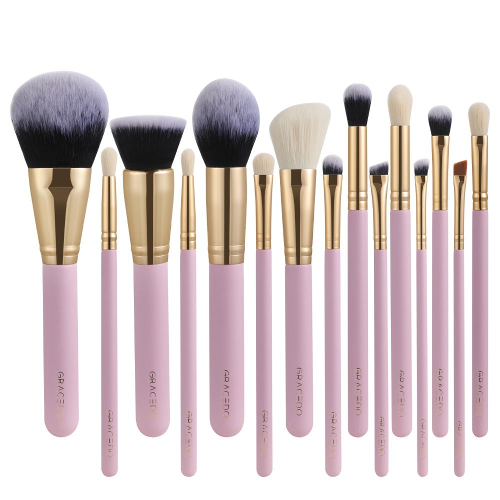 Makeup Brush Beauty Makeup Set, Specifications: 15 pieces in a bag