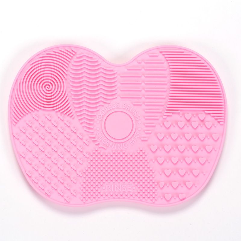 Hot New Product Silicone Makeup Brush Cleaning Pad Beauty Brush, Appearance color: Pink