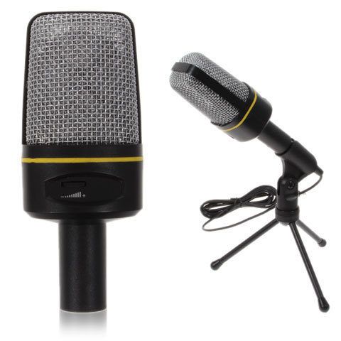 SF-920 3.5mm Wired Studio Capacitive Professional Condenser Microphone for Computer Laptop