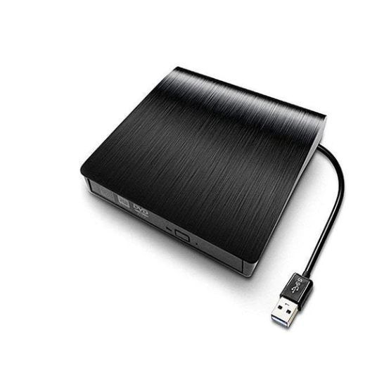 Neutral USB3.0 Brushed DVD Burner Desktop Laptop Universal, Color: White, Specification: External