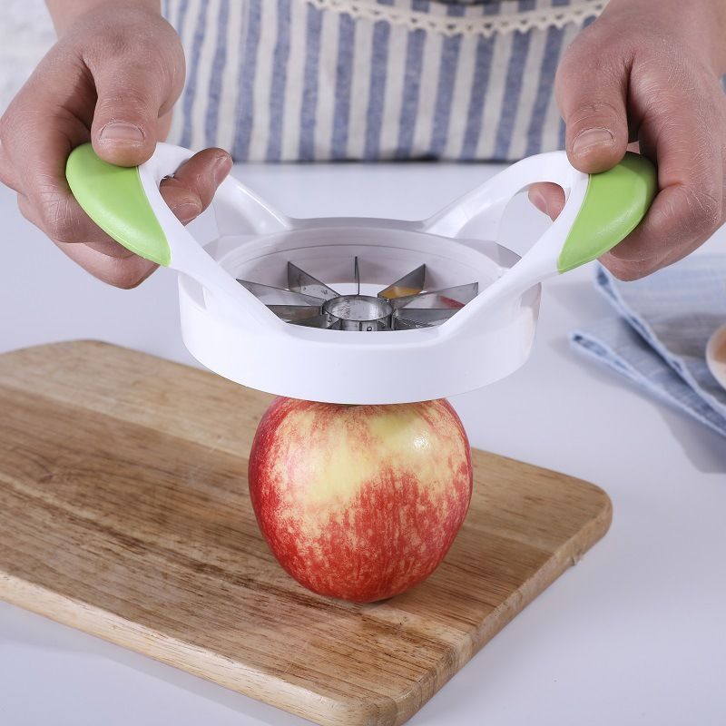 Watermelon Bread Divider Kitchen Gadgets Stainless Steel Apple Slicer Fruit Separator, Color: Eight petals small