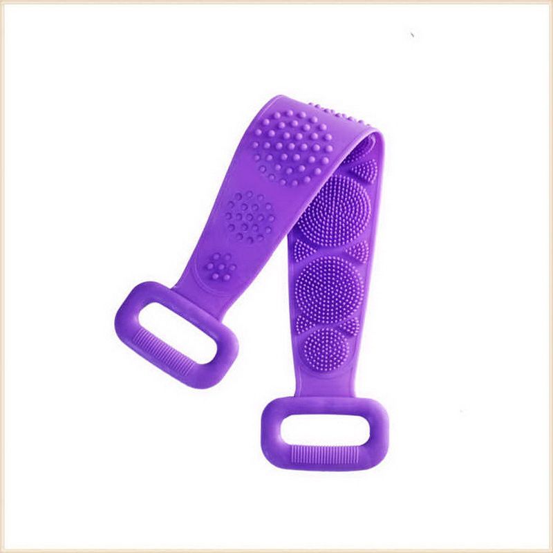 Silicone bath towel, Color: Purple
