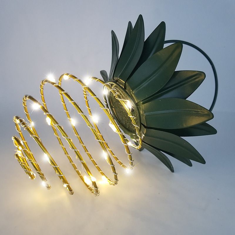 Outdoor Courtyard Waterproof Copper Wire Light String Multi-LED Decorative Iron Hanging Light, Dimensions: 16.5*16.5*20cm