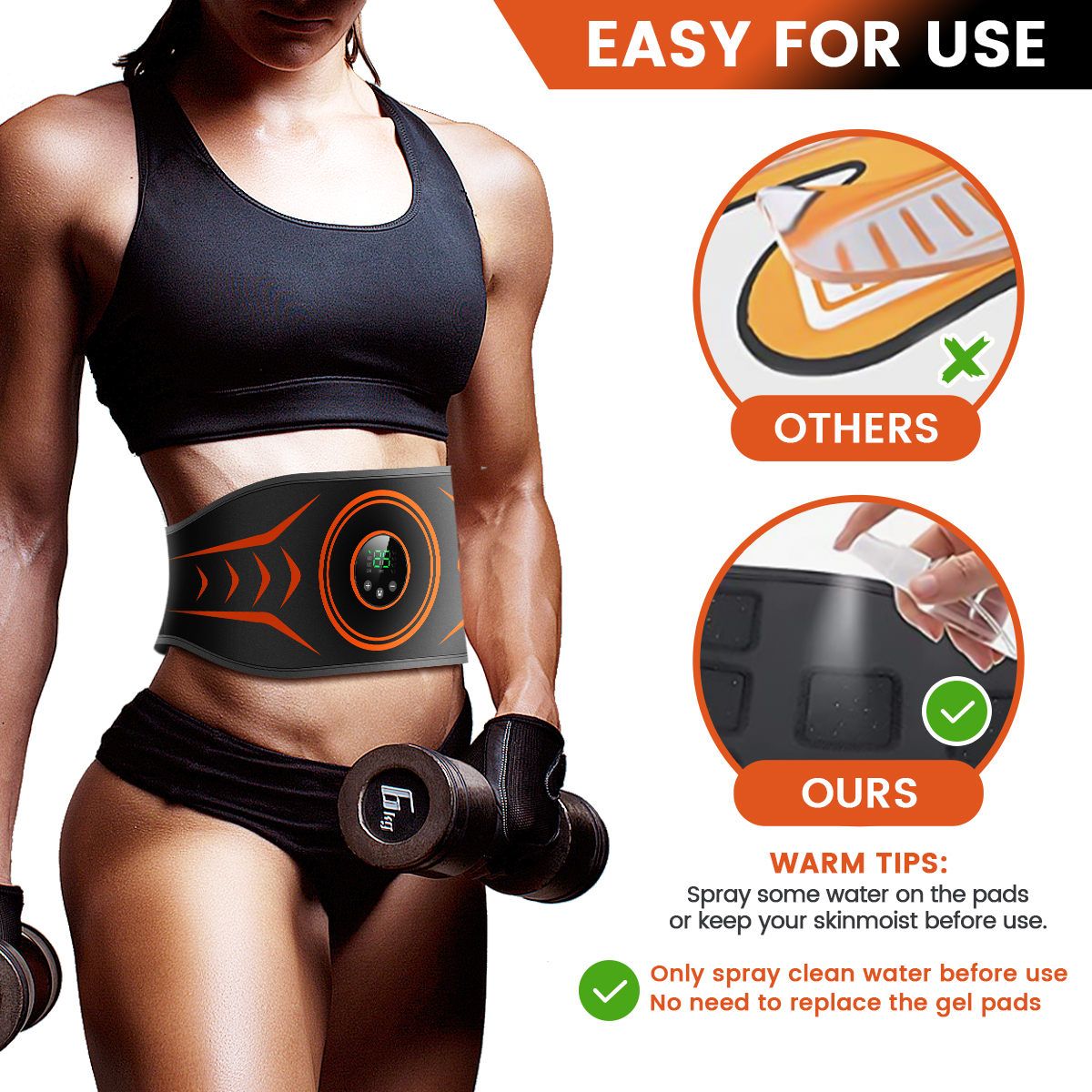 Abdominal Toning Trainer - Abs Workout Equipment &amp; Cruncher for Men and Women