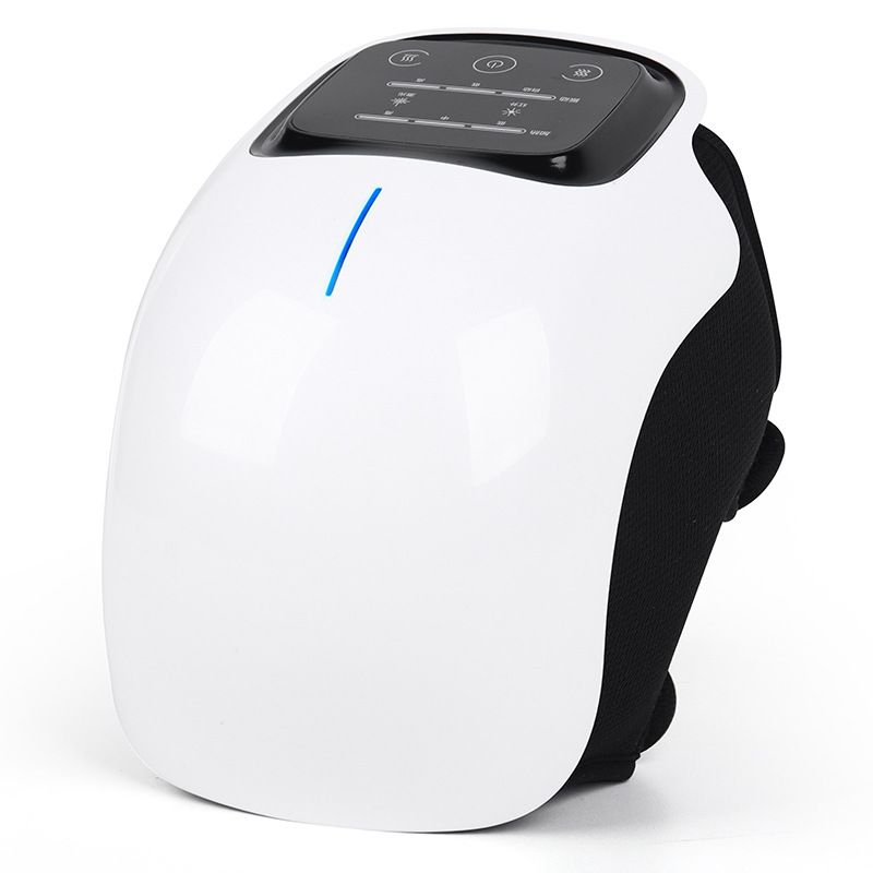 New Vibration Heat Knee Massager Smart Home Use Infrared Knee Massage Device Leg Pain Relief Vibrating Massage Device, sort by color: 1101A, Specification: English neutrality