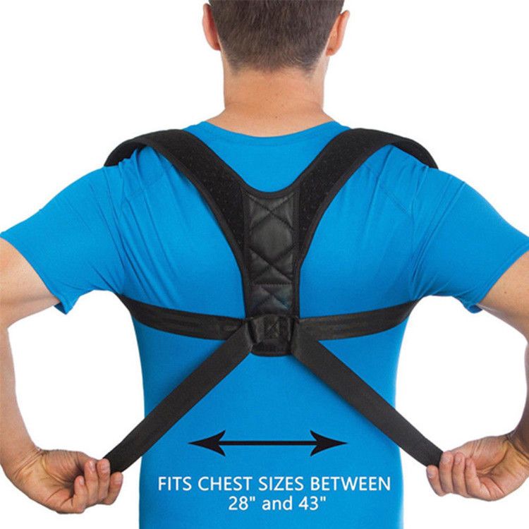 Back Correction Hunchback Belt Breathable Anti-hunchback Sitting Posture Correction Corrector Clavicle Adjustable