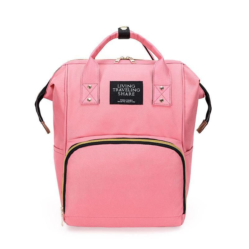 Super Baby Diaper Mommy Bag, Color: Peach pink
