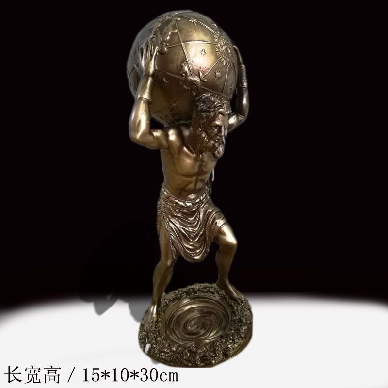 Imitation Copper Balance Justice Fairness And Justice Themis Justice Resin Sculpture Statue Office Lawyer Study Decoration, Color: Archimedes