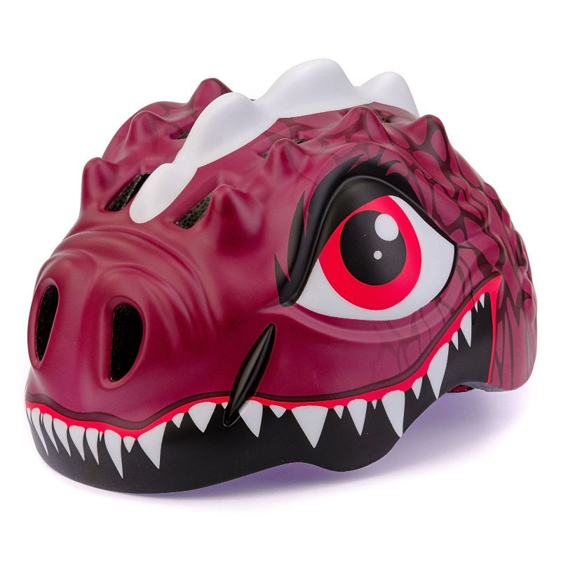 New Children&#39;s Cartoon Bicycle Helmet - Protective Gear for Balance Cars, Skateboards, and Mountain Biking (J788), Color: Red, Size: One size