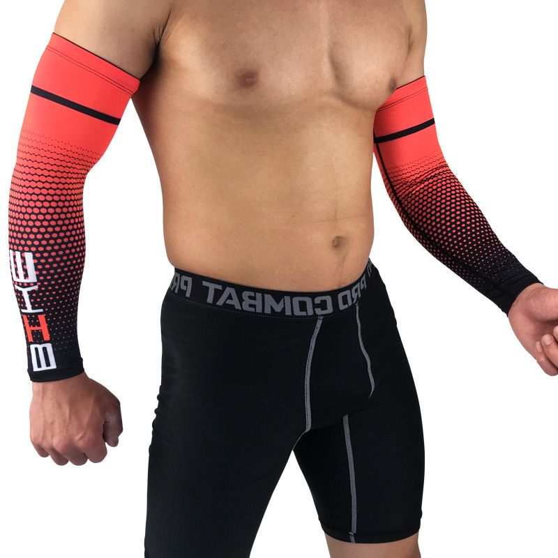 Bicycle arm guard, Size: M, Color: Red