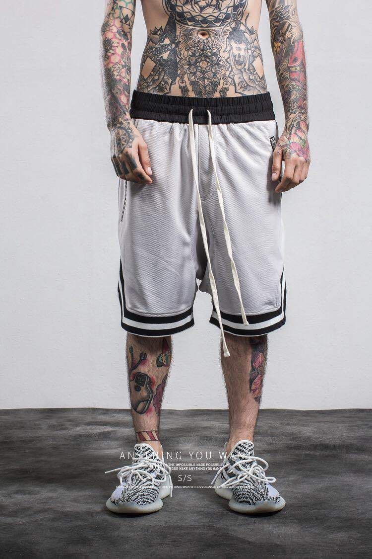 Men&#39;s Basketball Shorts, Color: White, Size: S