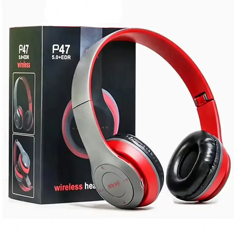 High Quality P47 Earbuds Wireless Operation Boat Earphone Headphone Headset Level With Smartphone