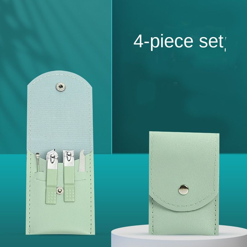 Nail Clippers Suit - 16-Piece Matcha Green Folding Bag, sort by color: Matcha Green Set