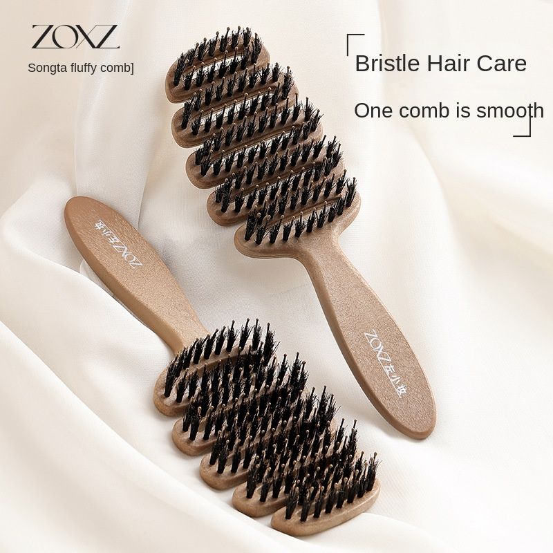 Songta Anti-Static Hair Protection Comb, Color: Pine Tower fluffy hair care comb*1, Specification: No specifications