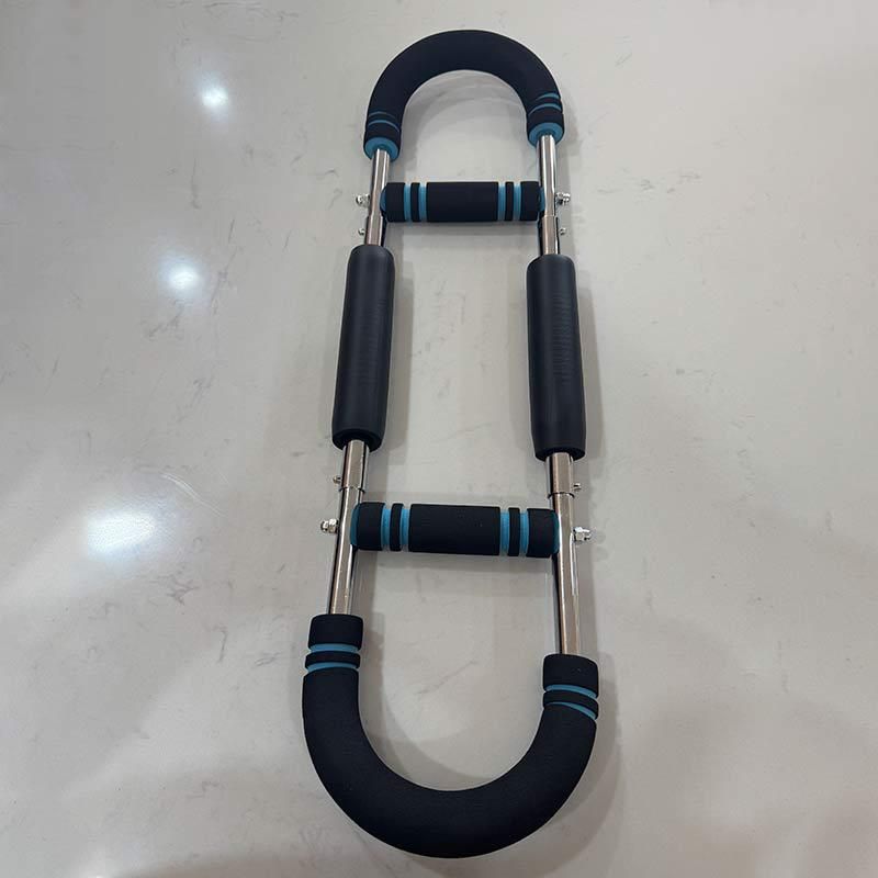 U-Shape Power Trainer Pro, Color: Three holes, double springs丨Blue and black