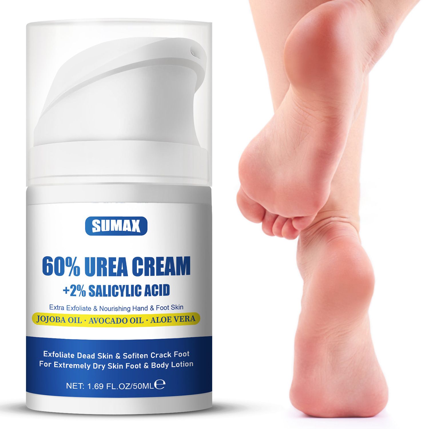 HydraHeal Urea Foot Cream, Product Specifications: 50ml (for foreign trade export sales only, domestic sales are prohibited, purchase is equivalent to the default disclaimer)
