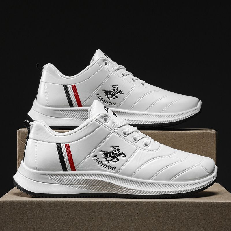 2022 Spring And Autumn New PU Leather Men&amp;#039;s Shoes Business White Casual Shoes British Fashion Shoes Fashion Shoes