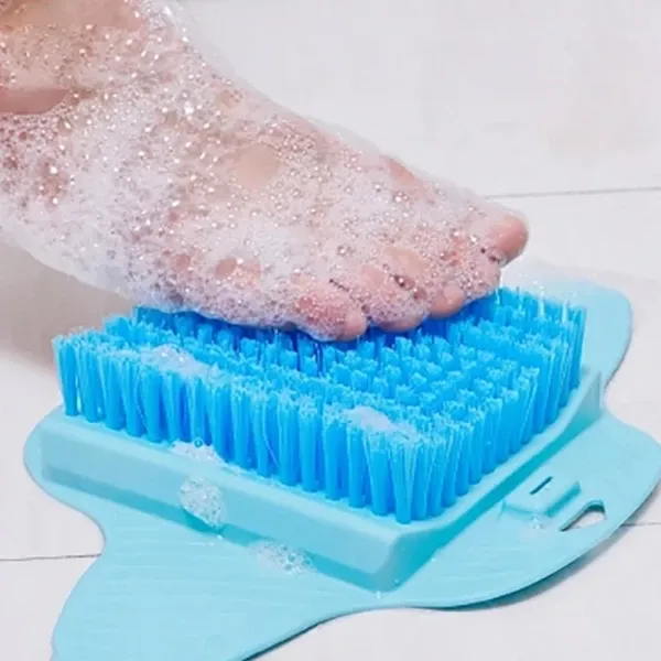 Lazy Foot Scrubbing Foot Scrubber Exfoliating Dead Skin Exfoliating With Sucker Soft Foot Foot Cleaning Brush Massage Brush