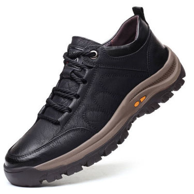 Mountaineering Cotton Shoes Single Cotton With The Same Paragraph, Size: 39, Color: Black