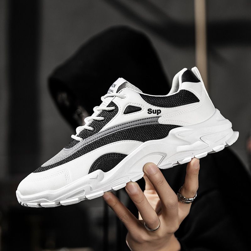 Running Shoes Color Matching Low-cut Soft-soled Casual Men