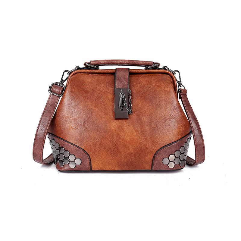 Women Handbag Leather Small Doctor Bag Women Shoulder Bag Female Crossbody Handbag